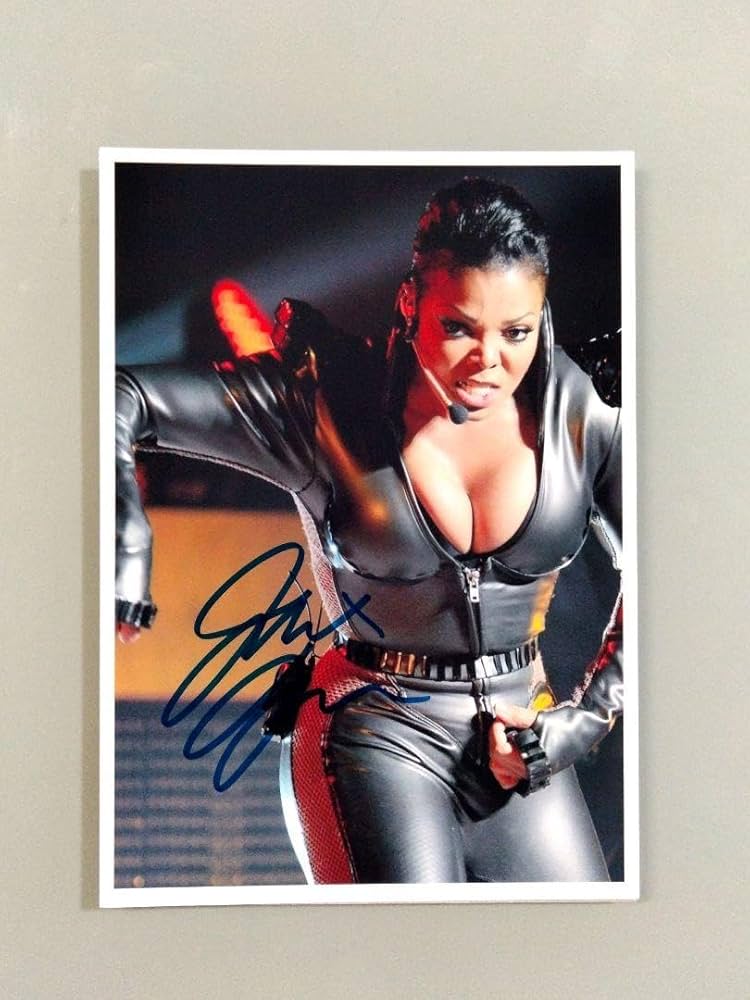 セール中…ジャネット・ジャクソン直筆サイン入り2Lサイズ写真…Janet