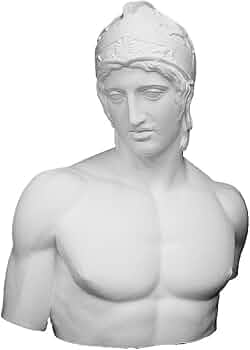 Amazon.co.jp: 石膏像 K－123 ボルゲーゼのマルス胸像 H
