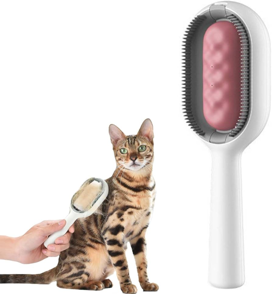 Amazon.co.jp: GARBAY ペットブラシ 水タンク付き 猫 ブラシ 短毛 長毛