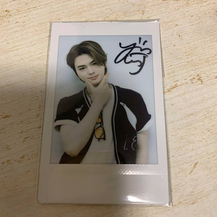 松田迅 直筆サイン入りチェキ RTPMSGM 黒 ロゴ入り パーカー ドロー