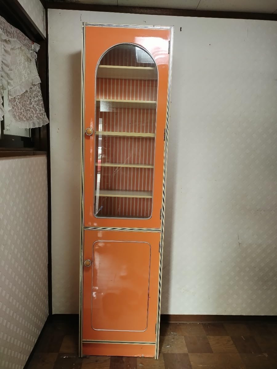 SNT1317 昭和レトロ レトロポップ スチール 押入れ 収納 キャビネット