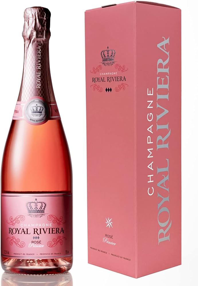 Amazon.co.jp: CHAMPAGNE ROYAL RIVIERA Rosé Princier (シャンパン