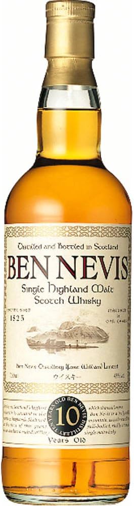 Amazon.co.jp: ベン・ネヴィス シングルモルト10年 [ ウイスキー
