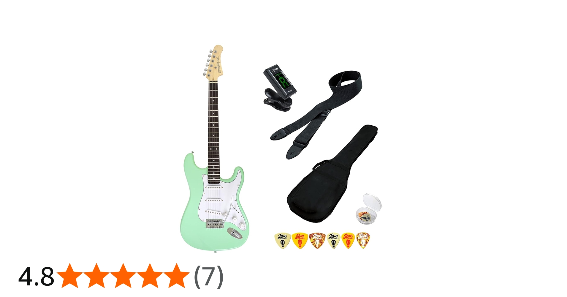 Amazon | エレキギター 初心者セット 6点 PhotoGenic ST180 SFG サーフ