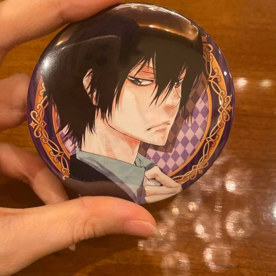 リボーン まるかく缶バッジ 雲雀 雲雀恭弥 缶バッジ Amazon.co.jp