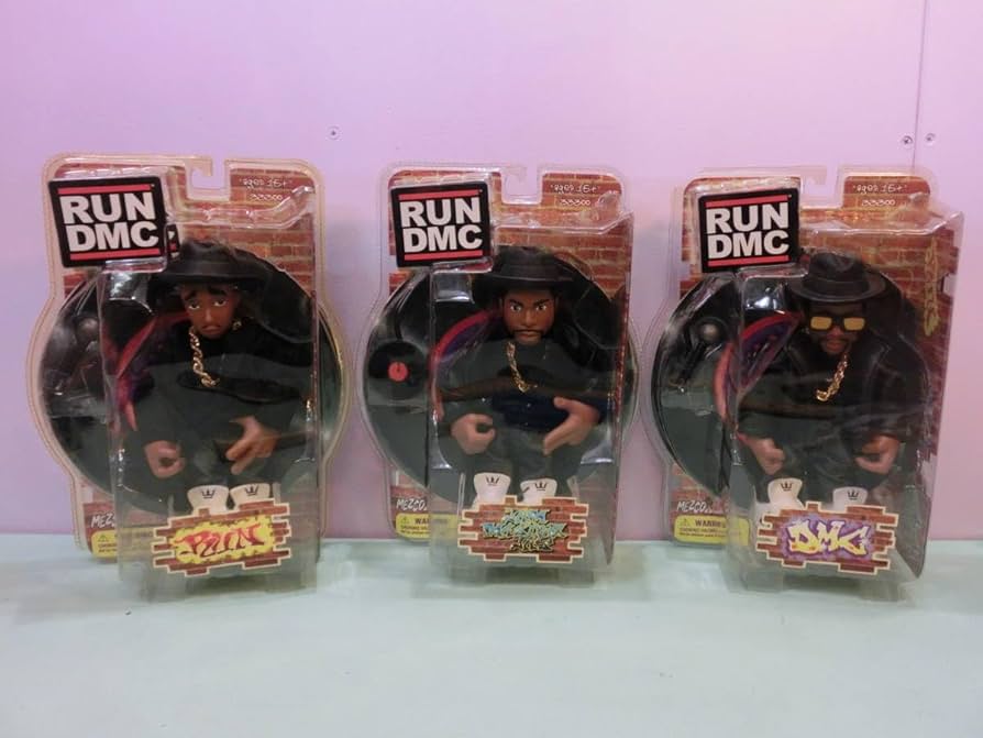 Amazon | MEZCO製 Run-D.M.C.フィギュア3体SET ラップ ヒップホップ