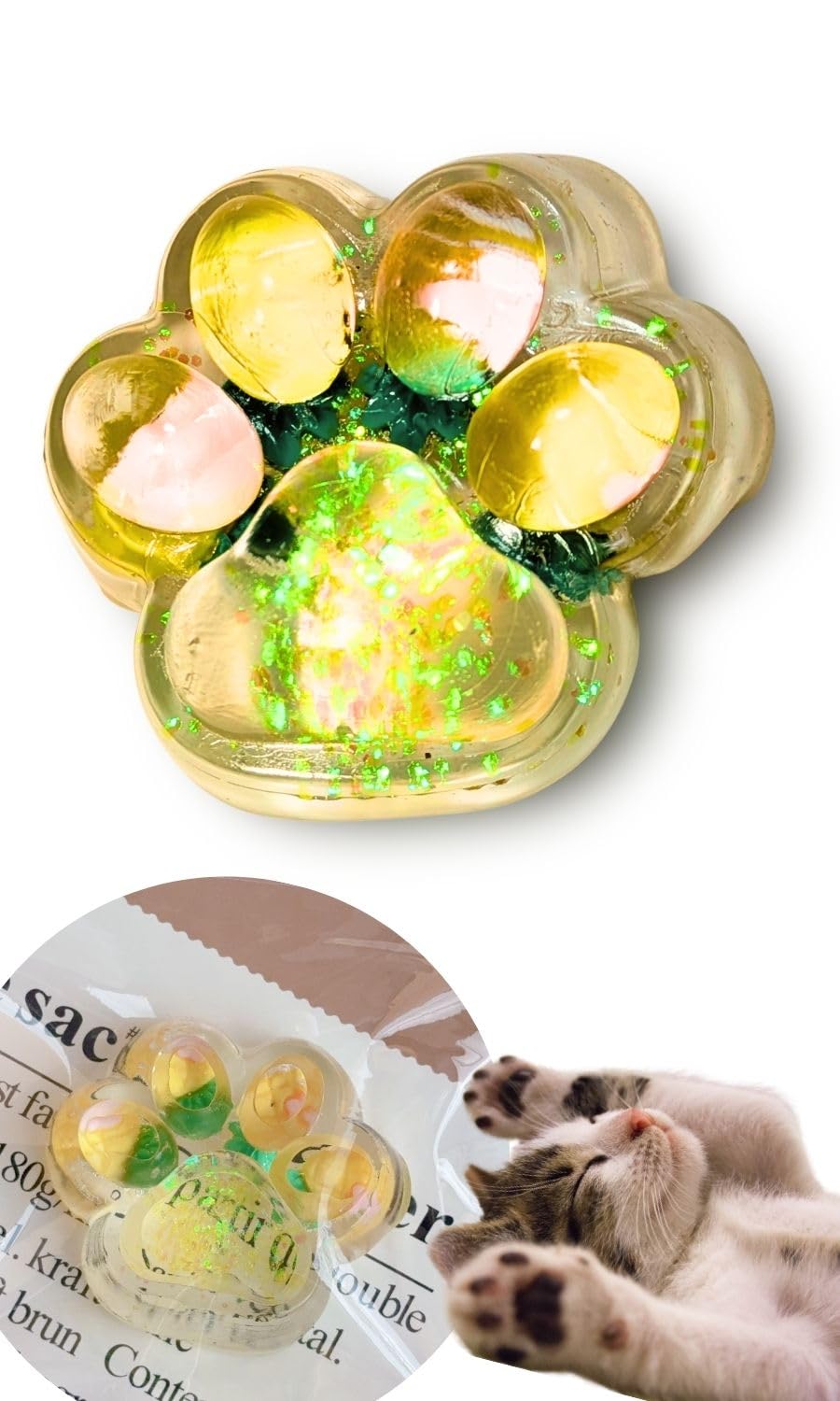 Amazon.co.jp: Edges42 スクイーズ 肉球 肉球スクイーズ 猫 おもちゃ