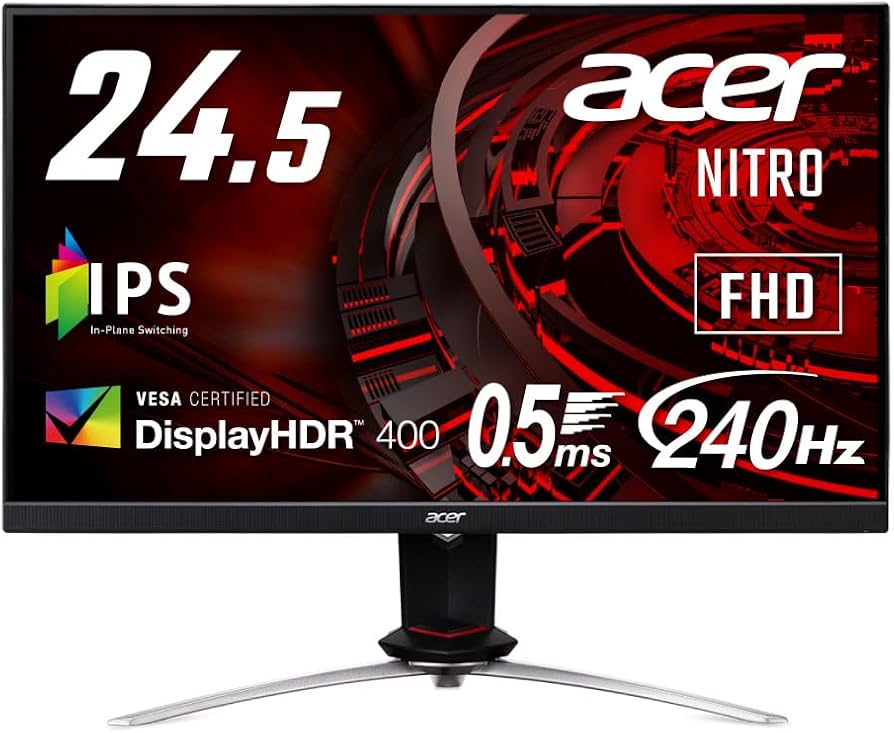Acer 24.5インチ240hz,0.5msゲーミングチェアモニター Amazon.co.jp