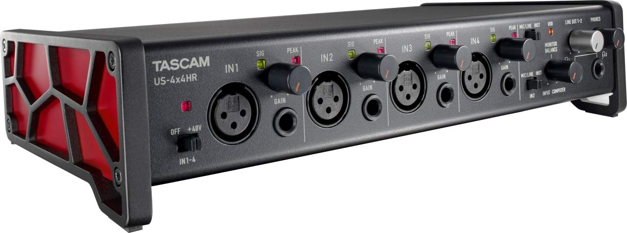 Amazon.com: Tascam US-4x4HR 4 Mic 4IN/4OUT High Resolution