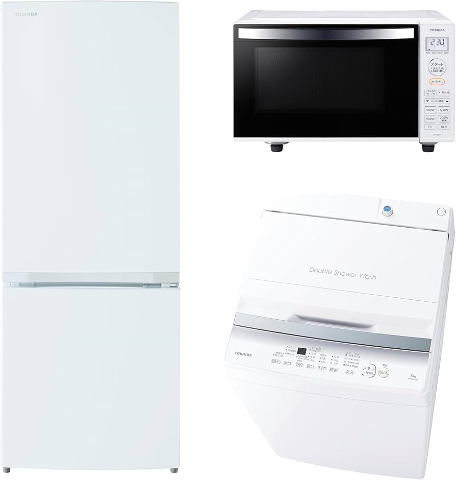 TOSHIBA 家電セット 冷蔵庫 153L 洗濯機 5kg 高年式 C181