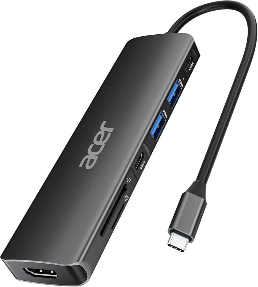 Amazon.co.jp: Acer USB C ハブ 7-in-1 Type-C アダプター 4K HDMI出力