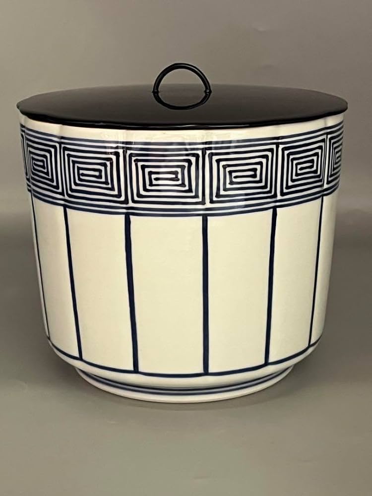 Amazon.co.jp: 茶道具 染付桶川瓔珞文水指 手塚大示 水指 共箱 : おもちゃ