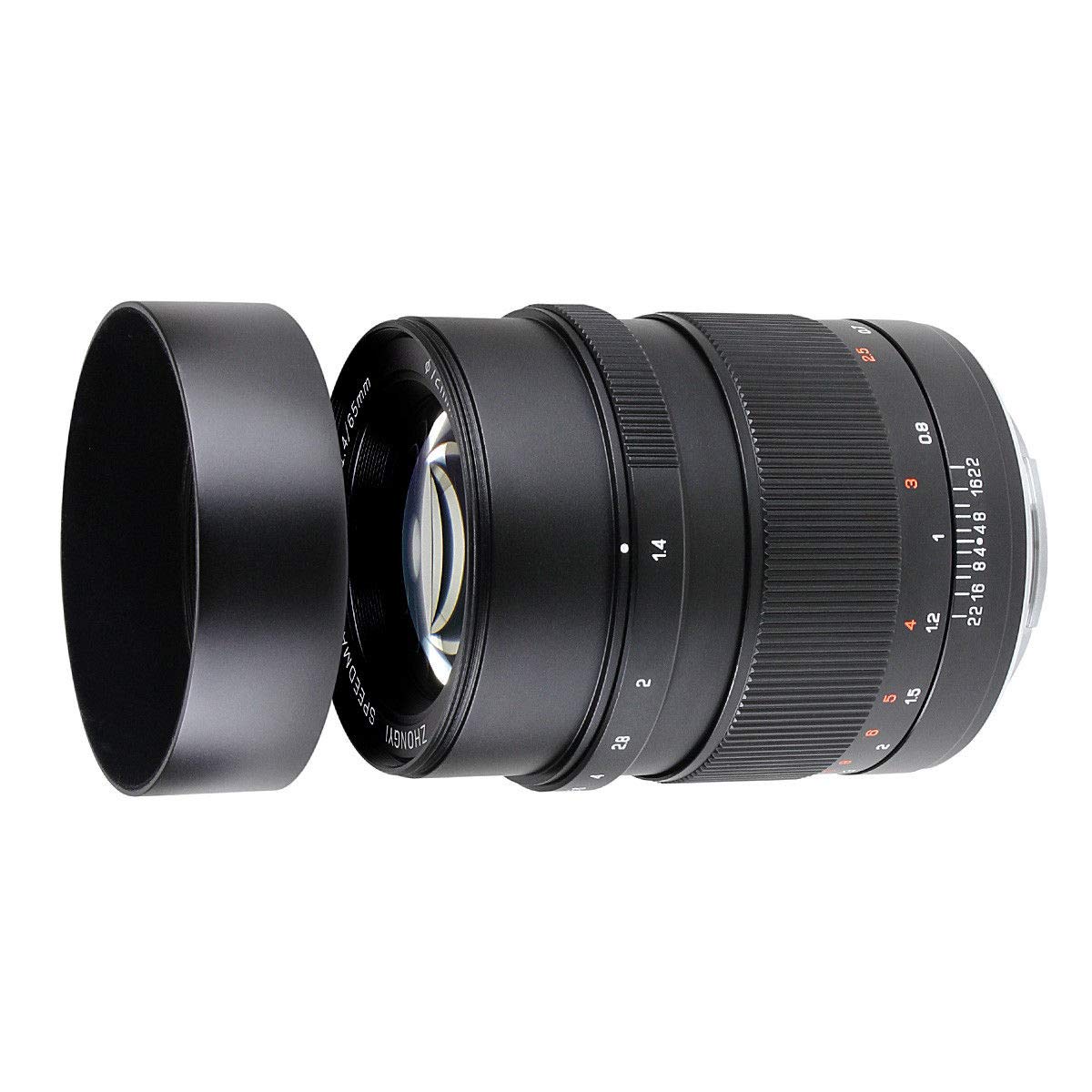 Amazon.co.jp: Mitakon Zhongyi Speedmaster 65mm f/1.4レンズ Fuji