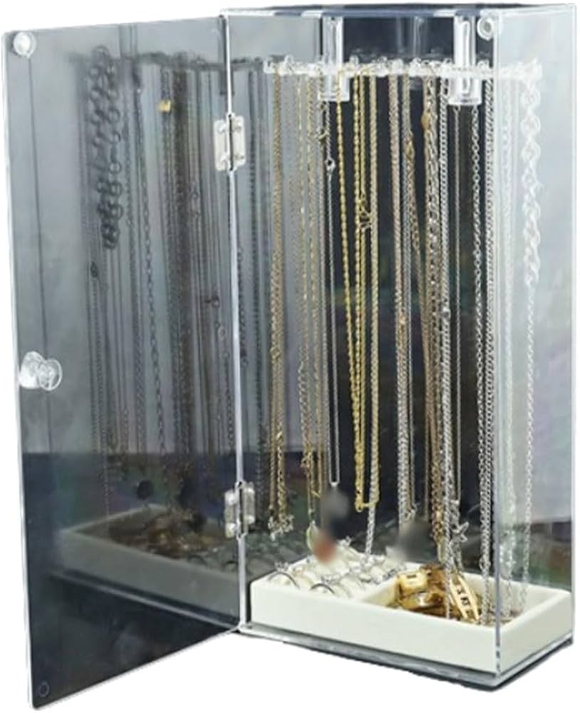 Amazon｜ネックレスケース クリアケース 透明 ピアス イヤリング 指輪