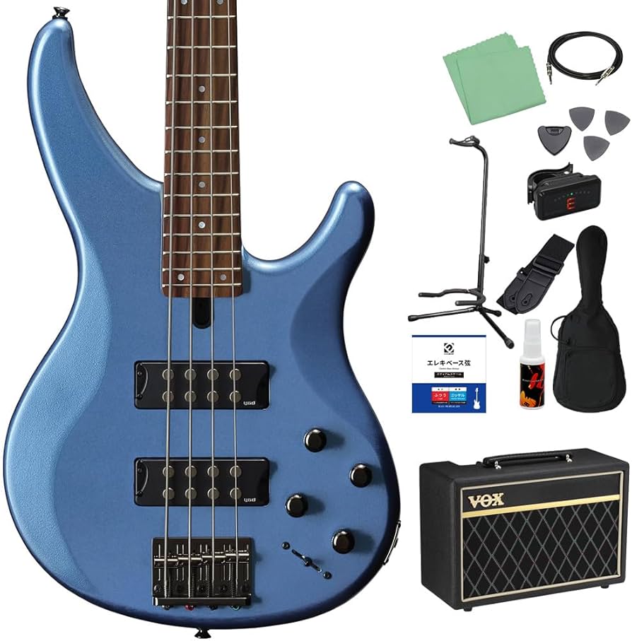 Amazon | YAMAHA TRBX304 FTB (ファクトリーブルー) ベース 初心者12点