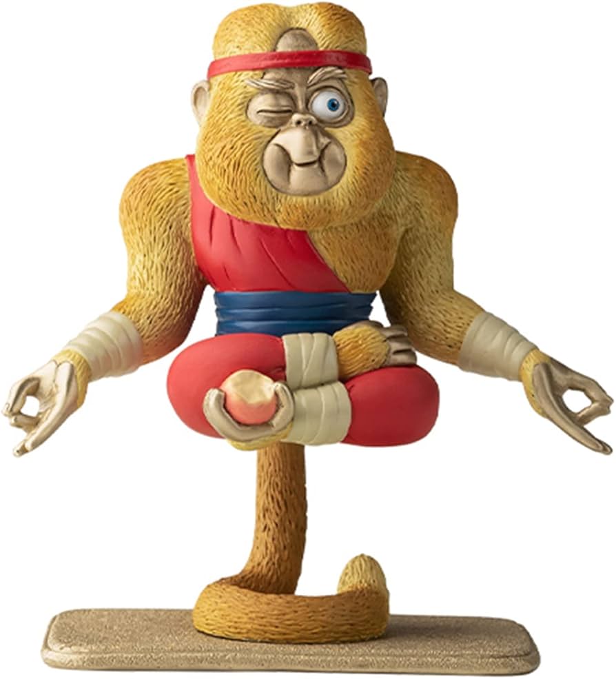 カンフーパンダ フィギュア(ブロンズ)之阿宝不愁吃 カンフーパンダ