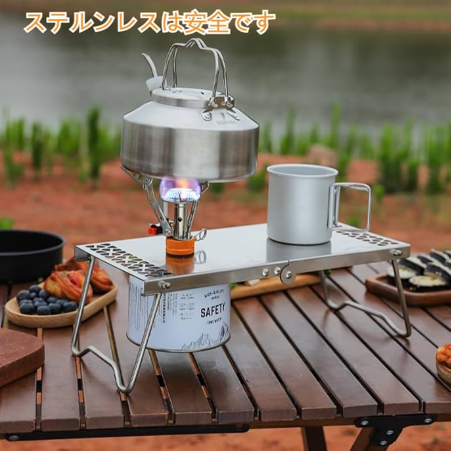 J unique wood ラストグリルテーブル タフテーブルXL 韓国キャンプ J