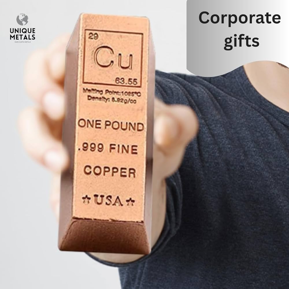 Amazon.co.jp: 銅の延べ棒 1ポンド インゴット ペーパーウェイト 純度