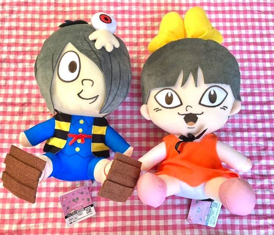 Amazon.co.jp: ゲゲゲの鬼太郎 猫娘 BIGぬいぐるみ セット : おもちゃ