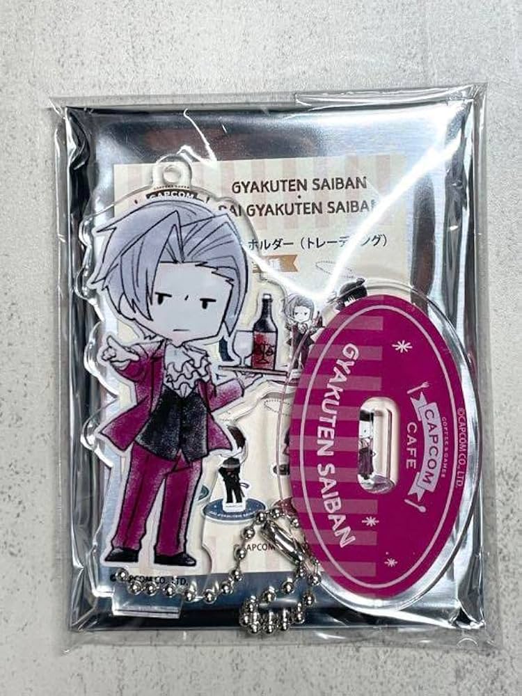 逆転裁判 御剣怜侍 アクリルスタンドキーホルダー カプコンカフェ 2弾