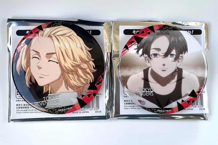 東京リベンジャーズ 東リベ 佐野万次郎 マイキー ウェブポン 缶バッジ