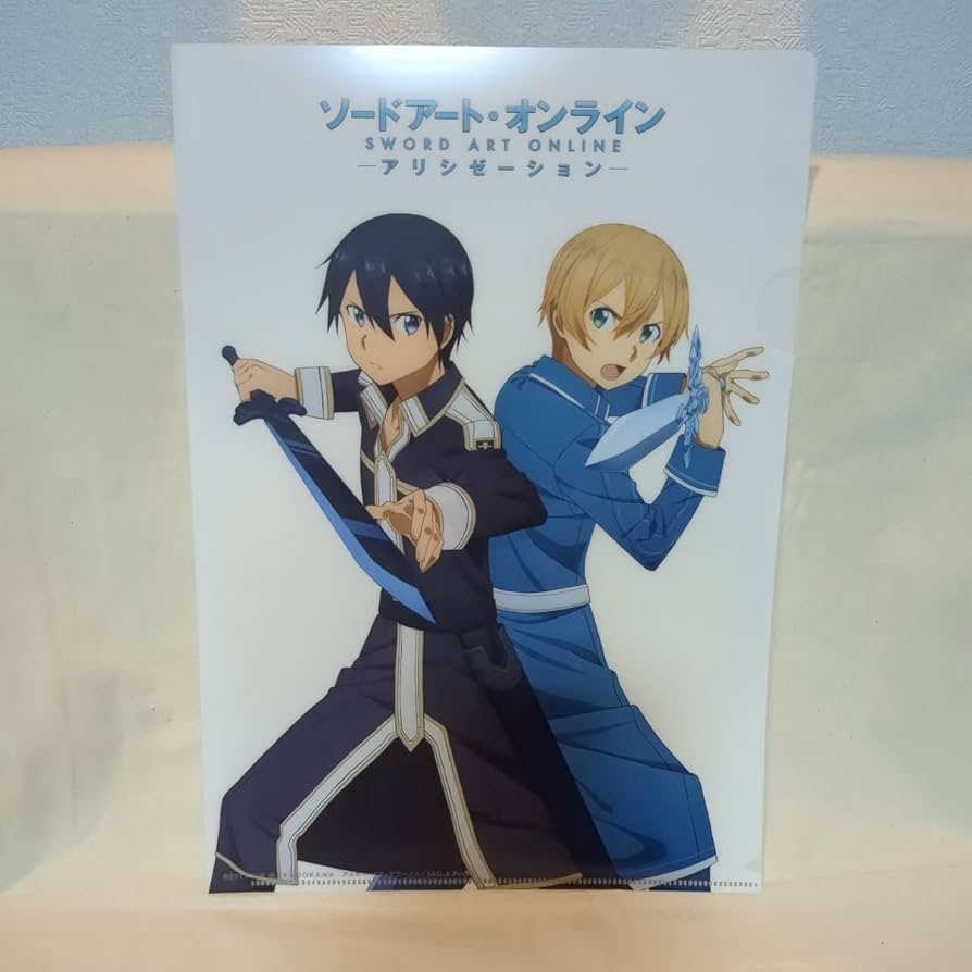 希少 レア SAO クリアファイル ユージオ キリト 小売 希少 レア SAO