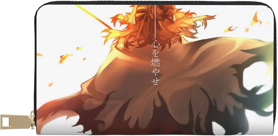 Amazon.co.jp: 財布 鬼滅の刃 炎柱 煉獄杏寿郎 長財布 レザー なが