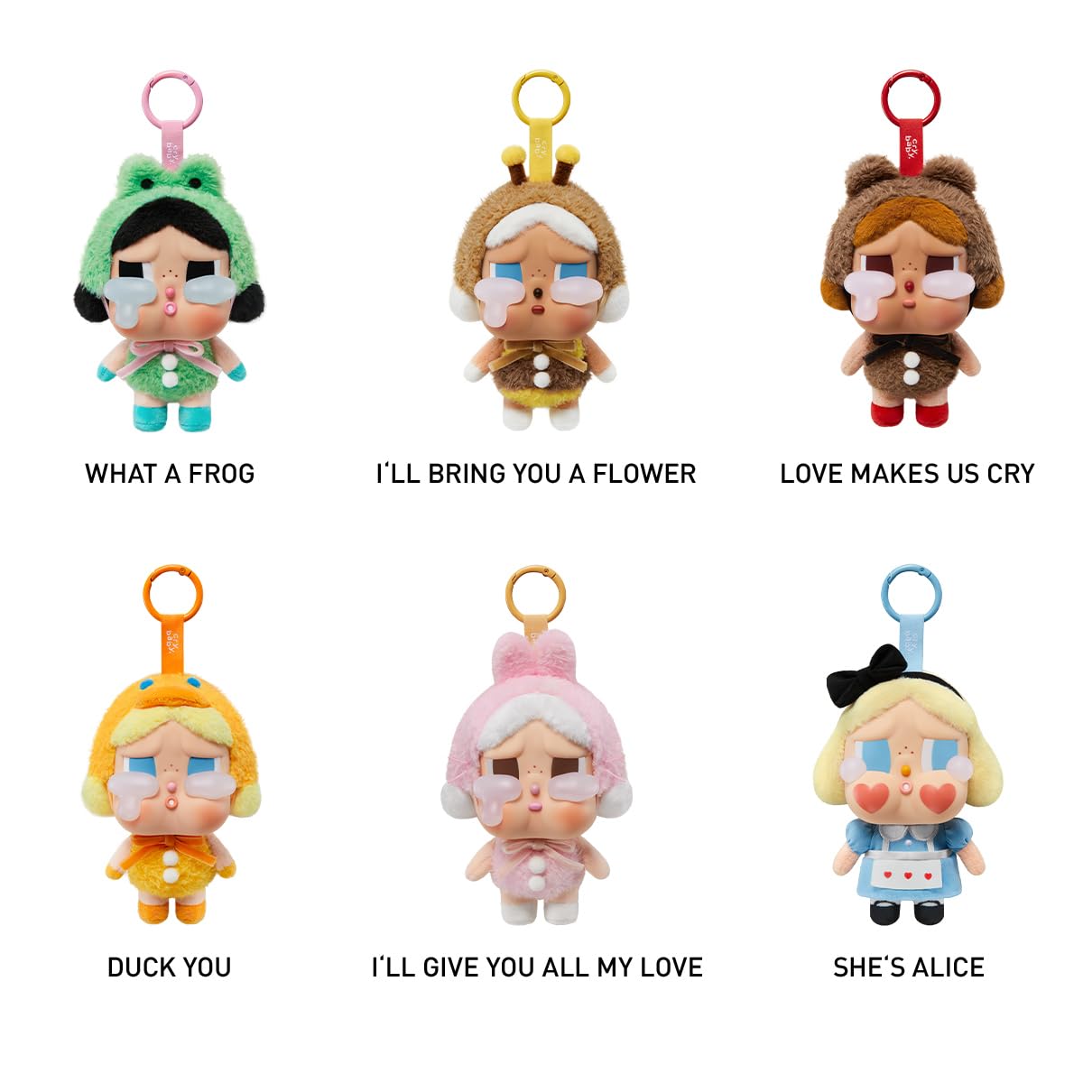 Crybaby Crying again ぬいぐるみペンダント アソートボックス Crybaby