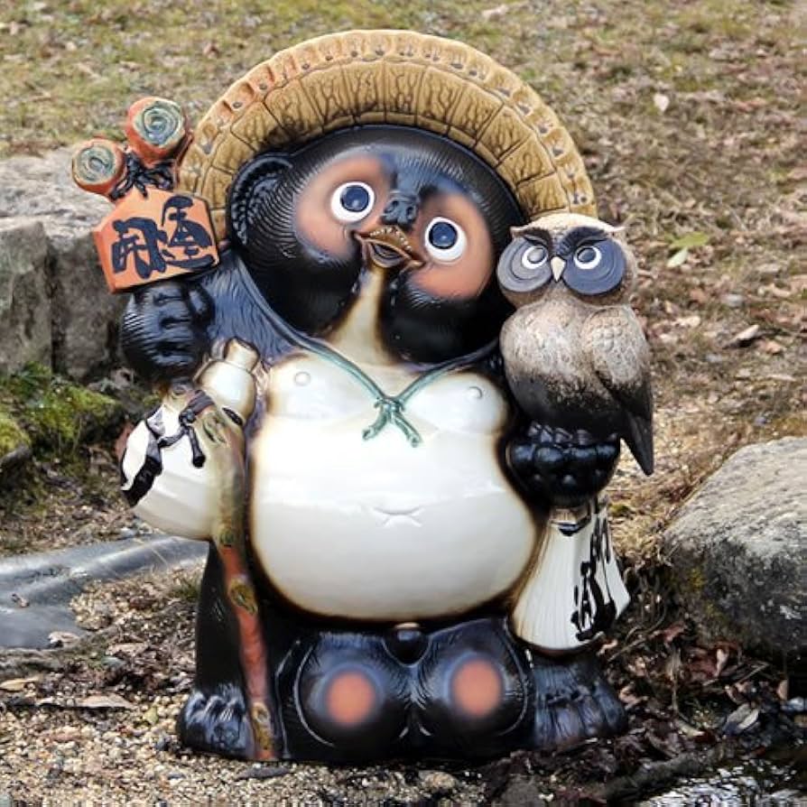 たぬきの置物 信楽焼