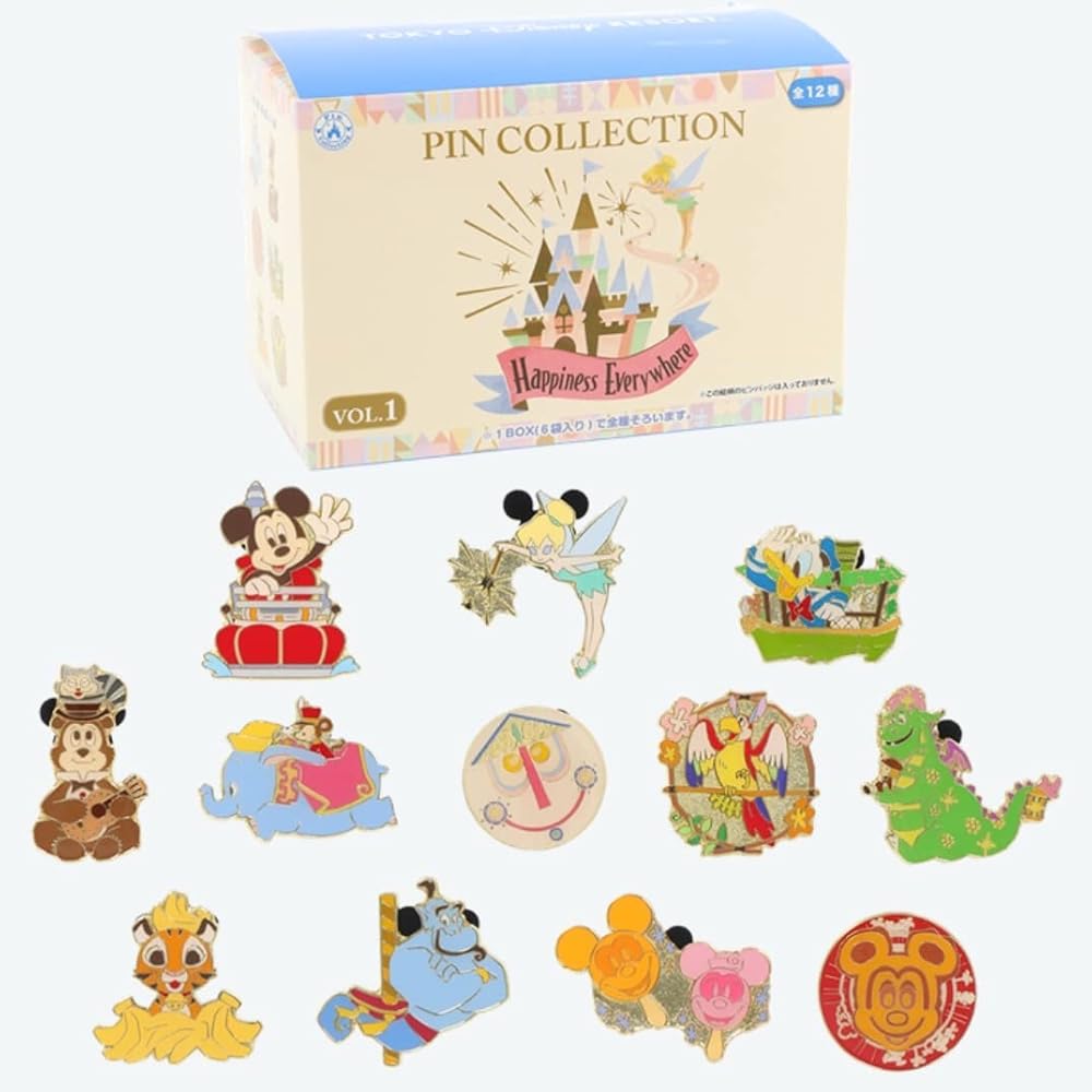 ディズニーバッチ&ピンズ コレクションBOX