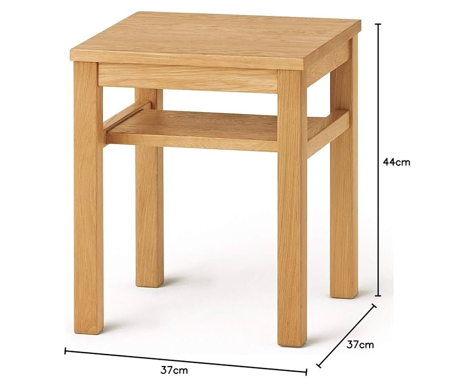 無印良品 サイドテーブル タモ材 ブラウン 美品 無印良品 サイド MUJI