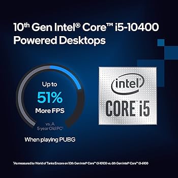 Amazon.com: Intel Core i5-10400 Desktop Processor 6 Cores up to