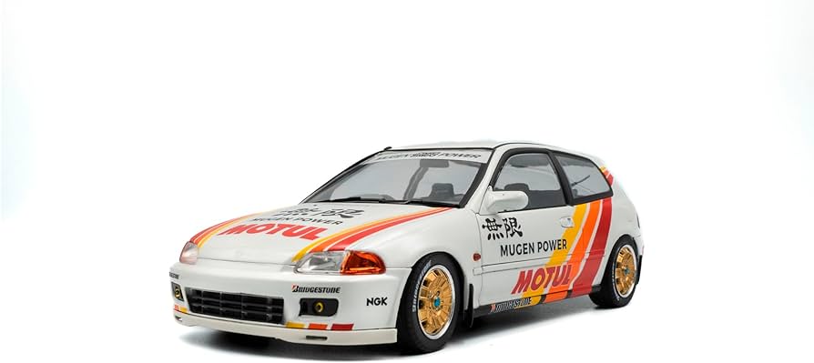 Amazon.com: Solido 1:18 Honda Civic (EG6) White : Arts, Crafts