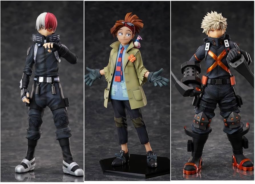 ヒロアカ 緑谷出久 爆豪勝己 轟焦凍 ロディ フィギュア 1/8 WHM 映画