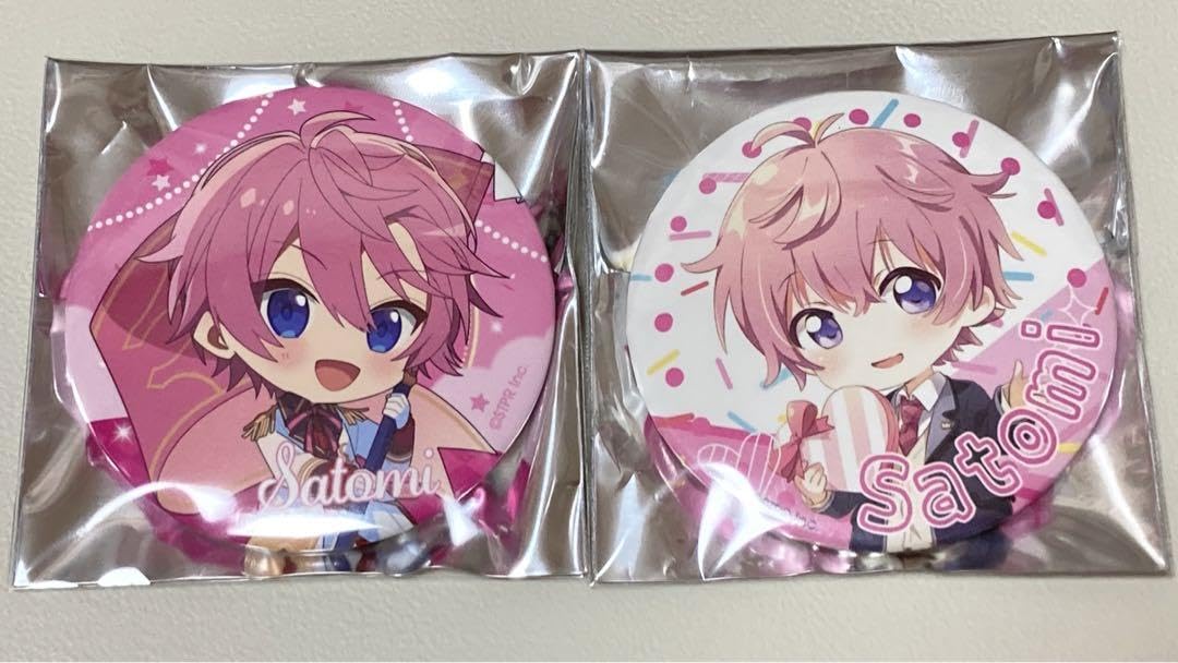 さとみくん 缶バッジ33個セット さとみくん 缶バッジ33個セット さとみくん