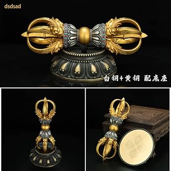 Amazon｜dsdsad 密教法具「五鈷杵」真鍮製 最高級品 密教呪術の中核的