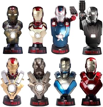Amazon.co.jp: ホットトイズ・バスト アイアンマン3 1/6スケールバスト