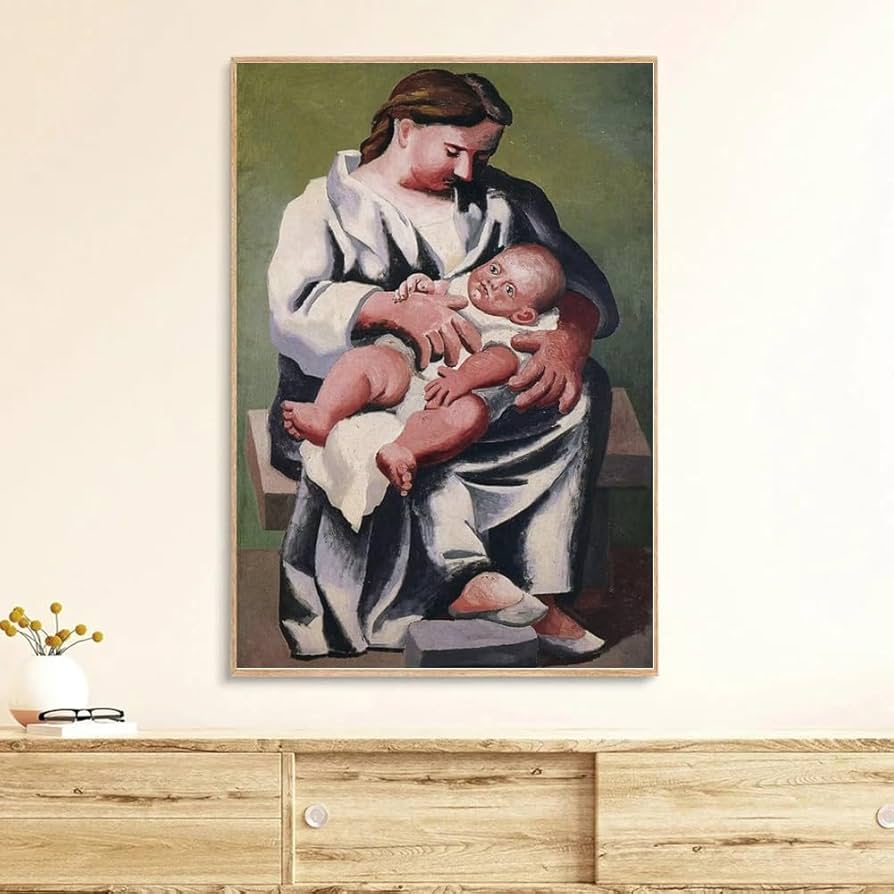 額装品/母性/パブロ ピカソ/アート/ポスター/インテリア