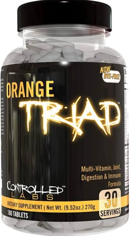 Amazon.com: CONTROLLED LABS Orange Triad Daily Multivitamin, Iron