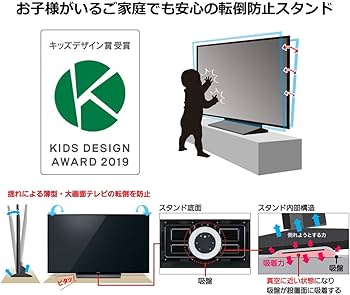 Amazon.co.jp: Panasonic TH-43HX850 43V Type, 4K Double Tuner Built