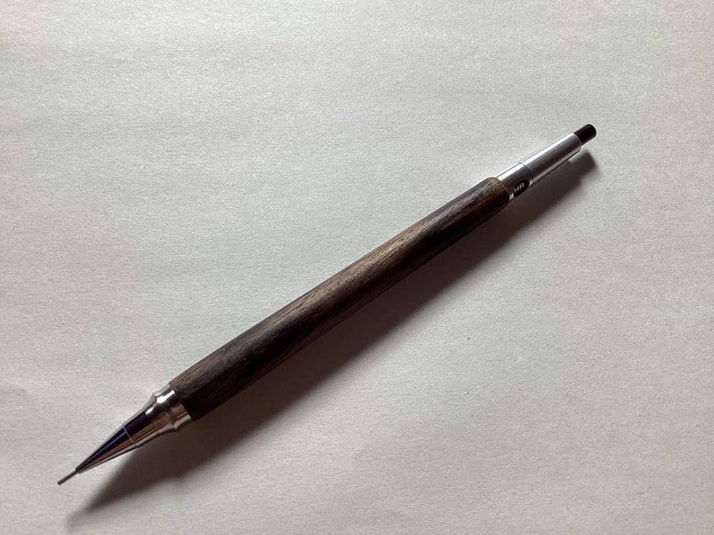 Amazon.co.jp: PG5 カスタム handwood 黒柿 シャーペン : 文房具