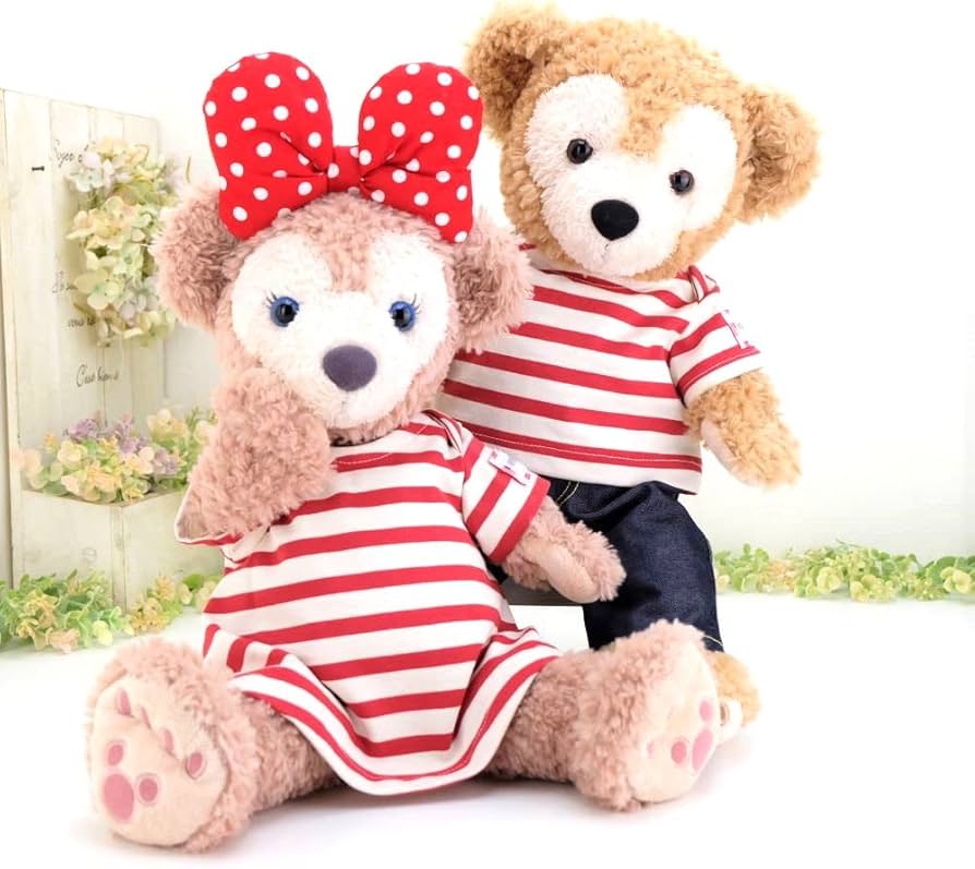 Amazon.co.jp: cushu cush ダッフィー シェリーメイ ぬいぐるみ用 着せ