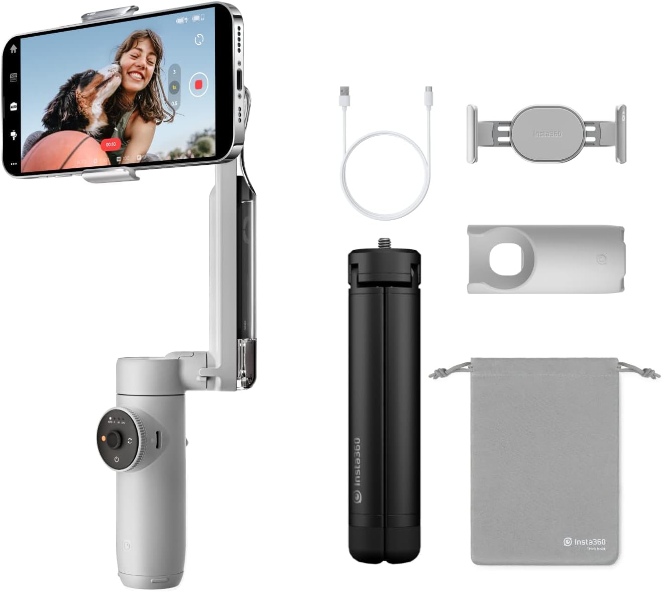 Insta 360 Flow AI搭載スマートフォン用ジンバル