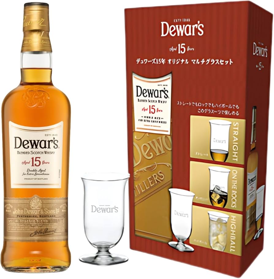 Amazon.co.jp: 【マルチグラス付】デュワーズ 15年 [ ブレンデッド
