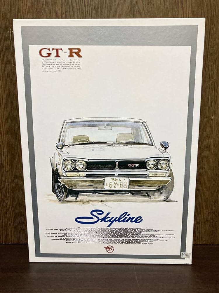 Amazon | スカイライン SKYLINE GT-R ハコスカ イラスト ジグソー