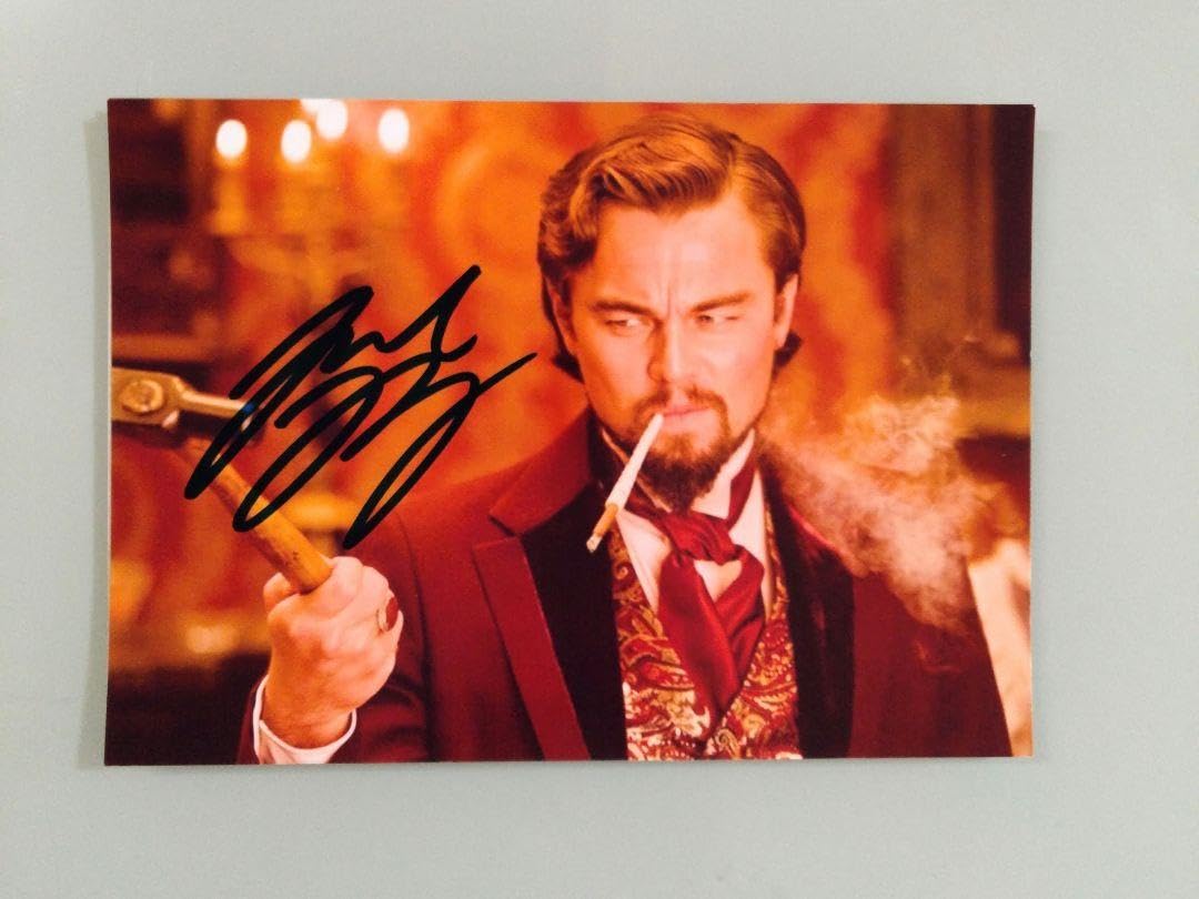 レオナルド・ディカプリオ映画シーン直筆 サイン入り写真 Leonardo