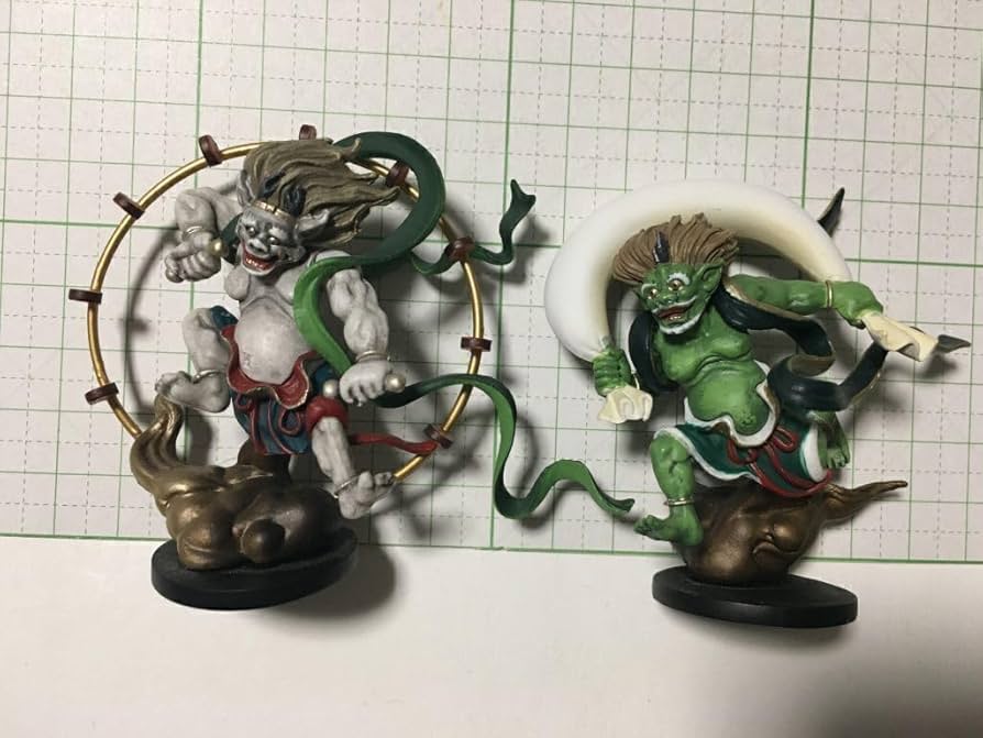 海洋堂 風神 雷神 海洋堂「風神雷神」フィギュアに会える街 上野で名画