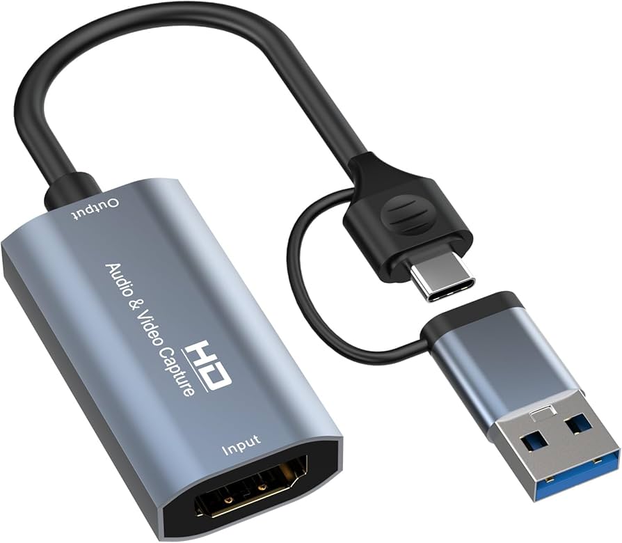 Amazon.co.jp: HDMIキャプチャーカード USB2.0 & Type C 2 in 1 4K