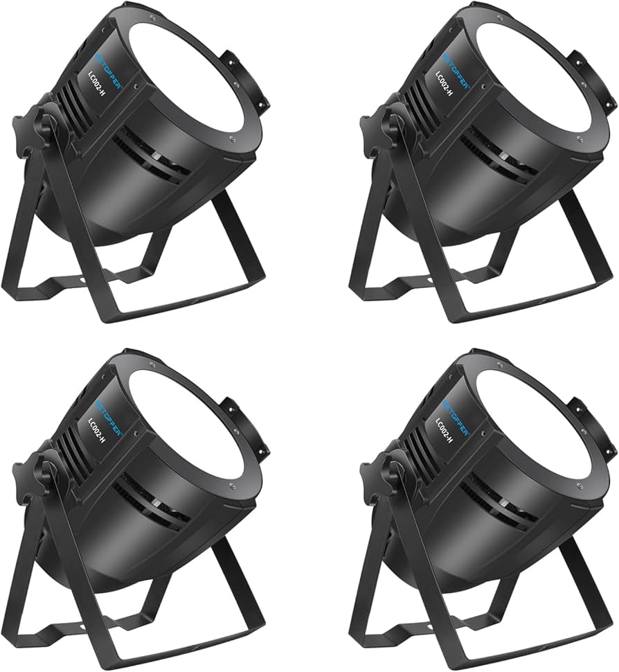 Amazon.com: BETOPPER Stage Lights 4 Pack, DJ Lights with Stand