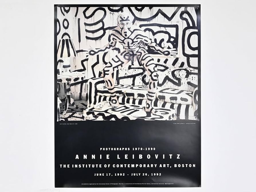 92年製 キースヘリング Keith Haring リトグラフ ポスター 額装済 92年